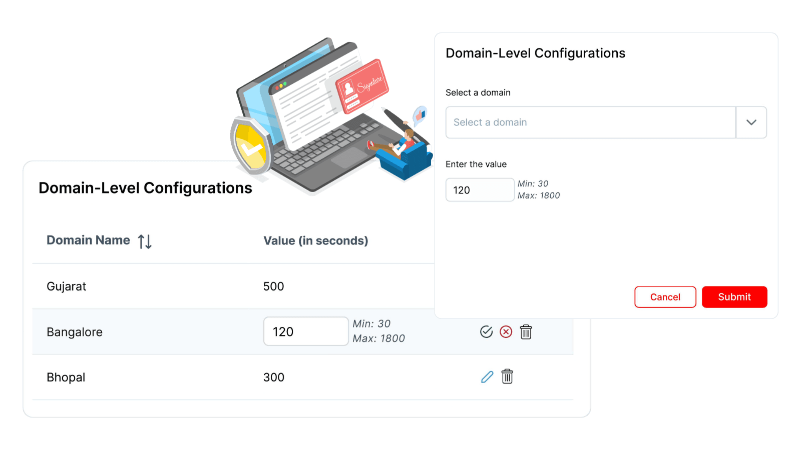 Easy configuration setup and management